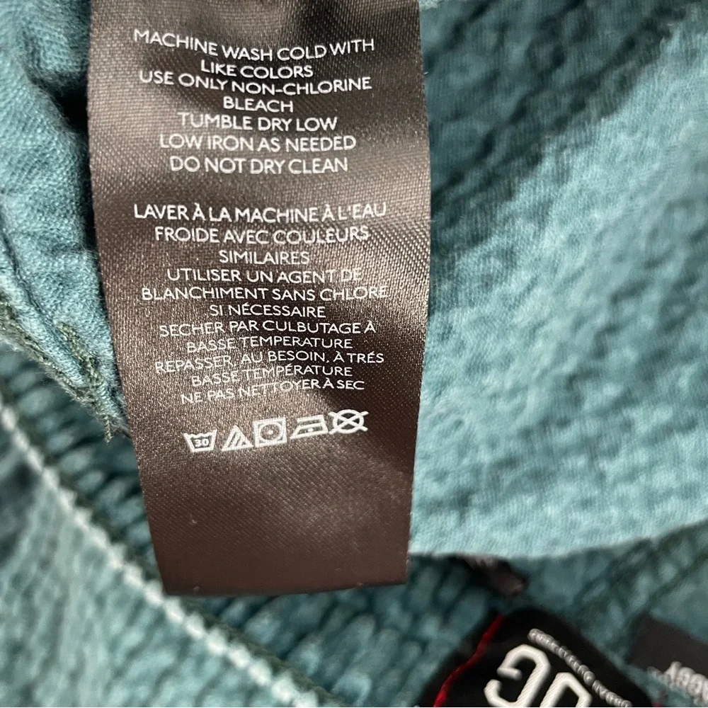 BDG Aqua Wide Ribbed Corduroy Pockets High Rise Baggy Cotton Blend Pants Casual - Picture 11 of 11